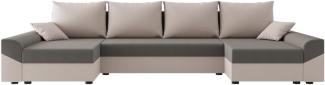 Sofa mit Schlaffunktion in U-Form VIVIANA, 311x90x140, sawana 21/sawana 01