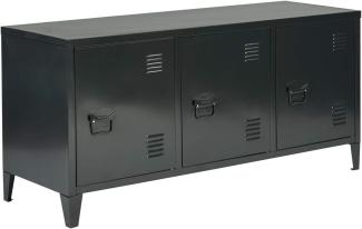 MEUBLE COSY Sideboard TV Schrank Wohnzimmer Schränke Aufbewahrungsschränke Garderobenschränke Metallschrank mit Regal Ablage und Tür