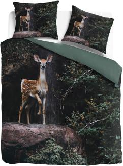 Traumschlaf Bettwäsche Bambi | 155x220 cm + 80x80 cm