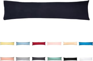 Livessa Seitenschläferkissen Bezug 40 x 145 - Verdeckter Reißverschluss an der Langen Seite, aus%100 Baumwolle Jersey Stoff, Ultra weich und atmungsaktiv, Oeko-Tex Zertifiziert