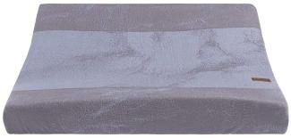 BO Baby's Only - Wickelauflagenbezug Marble - Cool Grey/Lila - 45x70 cm - 50% Baumwolle/50% Polyacryl