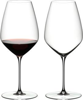 Riedel Veloce Syrah / Shiraz, 2er Set, Weinglas, Rotweinglas, Rotwein Glas, Kristallglas, 720 ml, 6330/41
