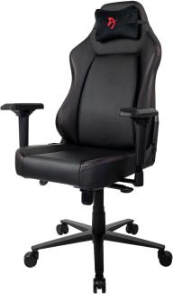 Arozzi Primo - Gamingstuhl, Büro Stuhl - PU-Leder - Bis zu 140 kg, schwarz/rot