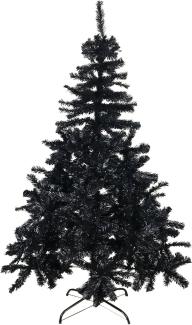 Weihnachtsbaum 180 cm inkl. Ständer Schwarz