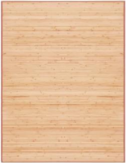 Teppich Bambus 150×200 cm Braun