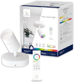 Müller Licht tint 1er LED Spot Nalo weiß 13 x 9 cm weiß RGBW Smart Home