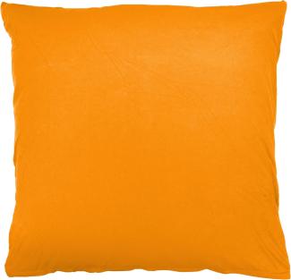 Traumschloss Exclusiv Edel-Jersey Kissenbezug mandarine 80x80