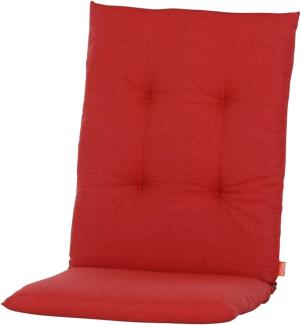 SIENA GARDEN MIRACH Sesselauflage 110 cm Dessin Uni rot, 100% Baumwolle