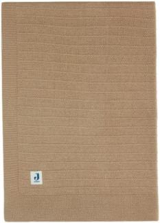 Jollein Pure Knit Babydecke Nougat 75 x 100 cm Braun