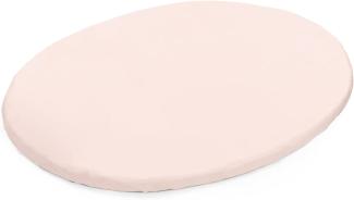 Stokke® Sleepi™ Mini-Spannbettlaken Weiß Rosa hell