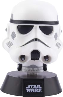 Paladone Star Wars Stormtrooper 3D Icon Light BDP | Offiziell lizenziertes Sammlerstück | Geschenk für Disney-Fans | helles Nachtlicht 10 cm hoch | angetrieben durch 2 x AAA-Batterien, weiß