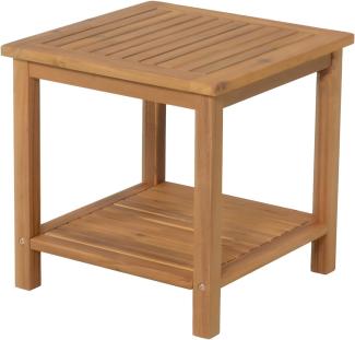 Beistelltisch Lowa Holz Akazie Gartentisch Terrassentisch Outdoor Tisch Möbel