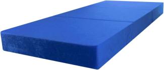 Stillerbursch Klappmatratze 80 x 195 cm Blau