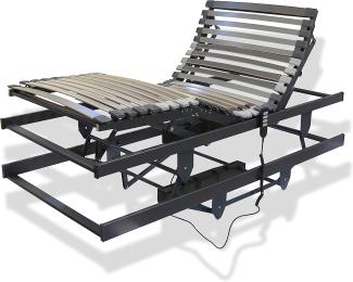 Extra komfortabel: Betten-ABC Senioren Rahmen, mit motorischer Kopf- Fußteil und Höhenverstellung, 90x190