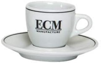 ECM Espressotassen m. Untertasse VE = 6 Stück