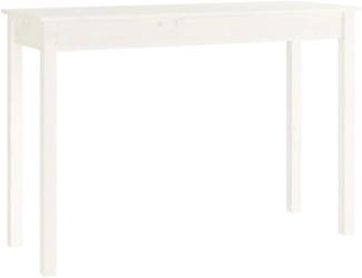 Konsolentisch, Massivholz Kiefer weiß, 110 x 40 x 75 cm