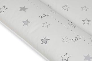Ceba Ceba Baby Soft changing mat Gray stars 75 x 72 cm