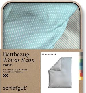 Schlafgut Woven Fade Bettwäsche | Bettbezug einzeln 135x200 cm | purple-light-blue-light