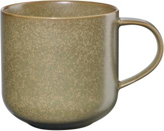 ASA Selection coppa miso Henkelbecher, Kaffeetasse, Becher, Kaffee Tasse, Tee, Porzellan, Gelb, 400 ml, 19100194