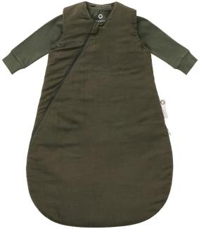 Baby 4-Jahreszeiten Schlafsack Uni - Farbe: Beetle - Größe: 60 Cm