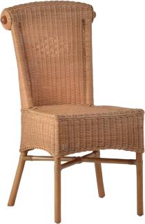 MiaMöbel Rattanstuhl 'Arjuna' Rattan Landhaus