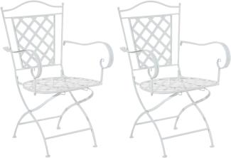2er Set Stühle Adara (Farbe: weiß)