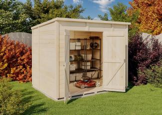 Storehaus Gerätehaus Sepp Gerätehaus aus Holz Geräteschrank mit 12 mm Wandstärke Gartenhaus