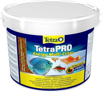 Tetra Pro Energy Multi-Crisps - Premium Fischfutter mit Energiekonzentrat für gesteigerte Vitalität, 10 L Eimer