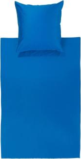 Bassetti Mako-Satin Bettwäsche Uni | Bettbezug einzeln 155x220 cm | bluette-BK