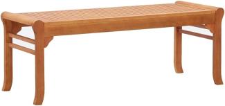 2-Sitzer-Gartenbank 120 cm Eukalyptus Massivholz