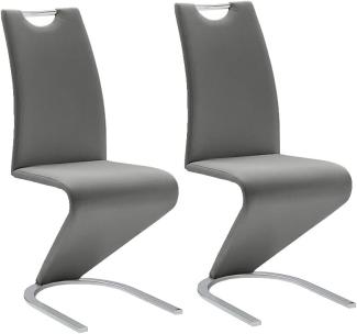 Schwingstuhl AMADO 2 Stühle Grau
