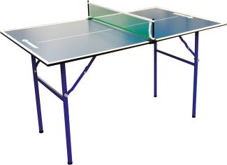 Schildkröt 838579 'Mini-Tischtennistisch Midi XL', 120 x 70 x 68cm, für den Innenbereich, klappbar, blau
