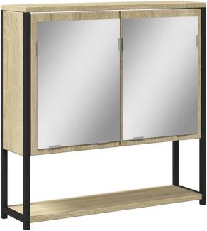 Bad-Spiegelschrank Sonoma-Eiche 60x16x60 cm Holzwerkstoff 842422