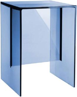 Kartell Max-Beam Hocker, Plastik, blau, 27 x 47 x 33 cm