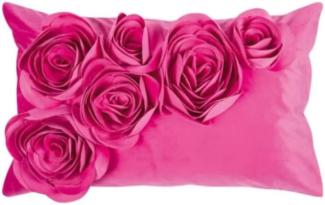 pad Kissenhülle 30x50 cm Floral hot pink