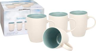 Waechtersbach Summer Vibes Becher 4er Set, Tassen, Kaffeetassen, im Geschenkkarton, Keramik, 265 ml, 41 5 967 1170