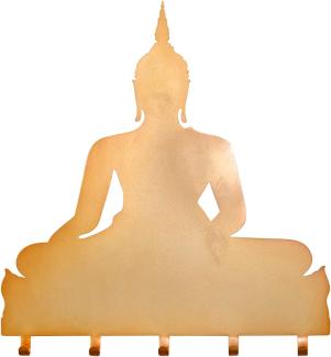 goldfarbene Hakenleiste "Buddha"