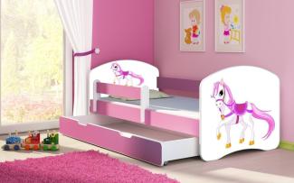 Kinderbett Dream mit verschiedenen Motiven 160x80 Pony