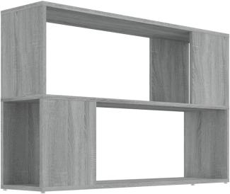 Bücherregal Grau Sonoma 100x24x63 cm Holzwerkstoff