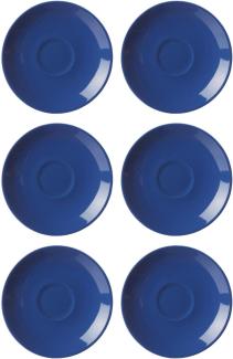 Ritzenhoff & Breker DOPPIO Espressountertasse 12 cm indigo blau 6er Set