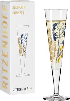 Ritzenhoff 1071034 Champagnerglas #34 GOLDNACHT Concetta Lorenzo 2023 in Geschenkbox