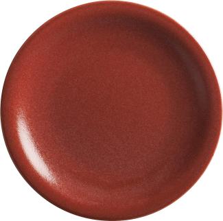 Teller flach 21,5 cm Homestyle Siena Red Kahla Frühstücksteller - Mikrowelle geeignet, Spülmaschinenfest