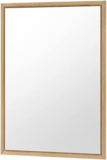 Garderobenspiegel Porto 55 Eiche bianco massiv 70x95x2 cm Spiegel