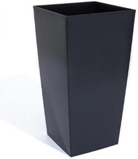 Prosper Plast Blumentopf mit Innentopf, 50 cm hoch, Kunststoff, rutschsicher, Urbi-Serie, Größe XL, anthrazit, 7 Farben