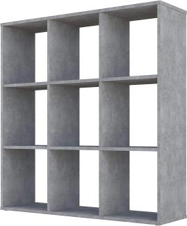 Polini Home Raumteiler, beton, mit 9 Fächern