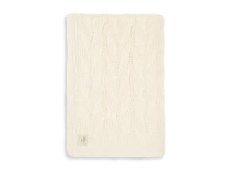 Jollein Spring Knit Bettdecke Ivory 100 x 150 cm Weiß off white