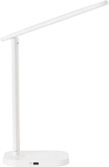 BRILLIANT Vicari LED Tischleuchte weiß | 1x LED integriert, 6W LED integriert, (Lichtstrom: 450lm, Lichtfarbe: 3000-6100K)