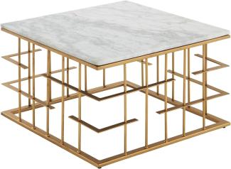 Couchtisch Echter Marmor Sofatisch 55x55 cm Tisch Wohnzimmertisch Eckig