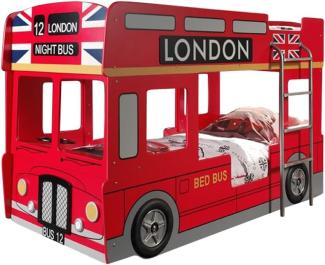 Vipack 'London Bus' Spielbett 90x200