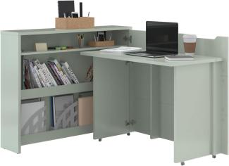 Schreibtisch Work Concept CW-01 (Farbe: Salbei, Seite: Rechts)